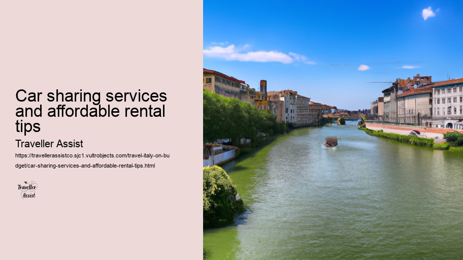 Car sharing services and affordable rental tips